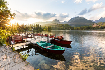 Strbske pleso (Strbske tarn), High Tatras mountains, Slovakia, Europe