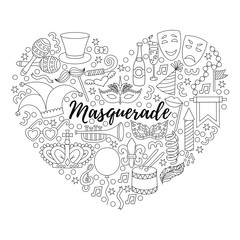 Masquerade vector set