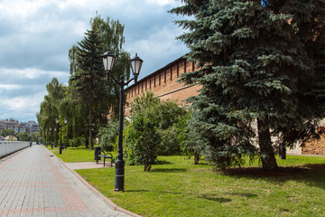 Nikolskaya tower of the Kremlin in Nizhniy Novgorod city, Russia.