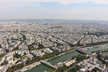 Fototapeta na wymiar View of Paris, France