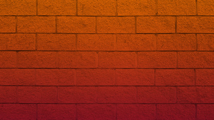 Tiles brick wall background texture.