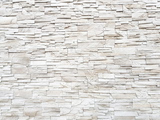 White brick wall texture background.