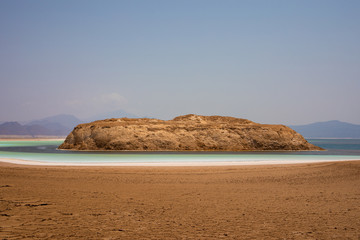 Lake Assal in Djibouti is the lowest point in Africa.