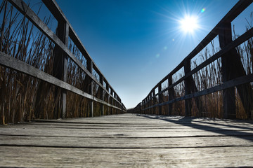 Wooden bridge