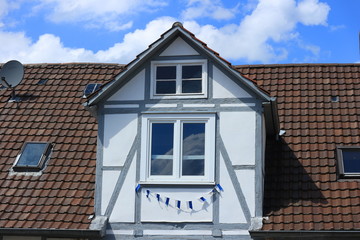 Eine Dachgaube in Eschwege