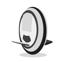 electronic Mono wheel .  personal  unicycle electrical transport street outdoor vector illustration © Катя Лозовская