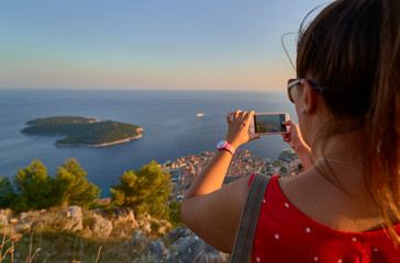 Naklejka premium View from Dubrovnik . Croatia