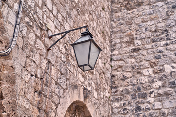 Panorama Dubrovnik Old Town roofs . Europe, Croatia