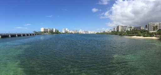 Fototapeta premium Condado Lagoon Puerto Rico