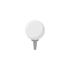 sport, golf ball, flat on white background
