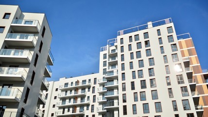 modern building with balconies