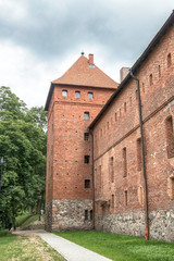 Medieval Bytow teutonic castle on Kashubia, Poland