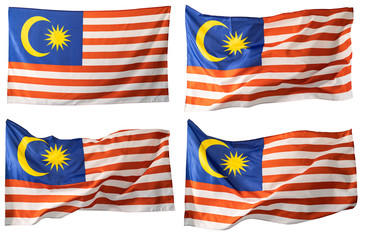 indonesia flags under blue sky independence day concept