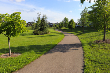 Public park in Saskatoon Saskatchewan Canada