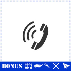 Phone icon flat