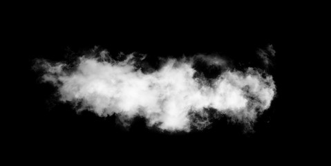 clouds on black background