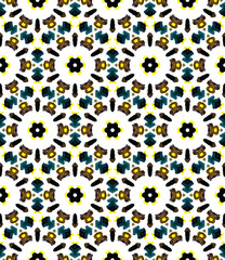 Traditional Graphic Hand Drawn Painted. 