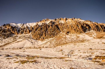 Fototapeta na wymiar Cordillera de Los Andes
