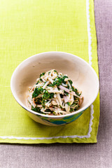 えのきのモロヘイヤあん