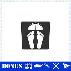Scales icon flat