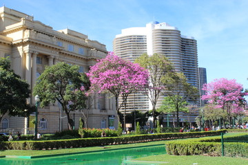 Pra&ccedil;a da Liberdade! Lindo lugar!
