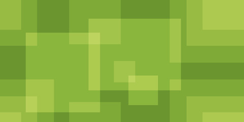 abstract green square background design with elegant transparent intersecting line