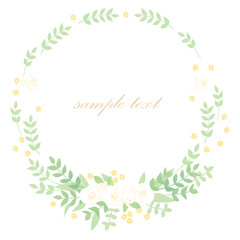 白薔薇の飾り枠