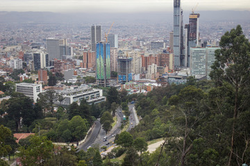 Vista de la ciudad de Bogotá