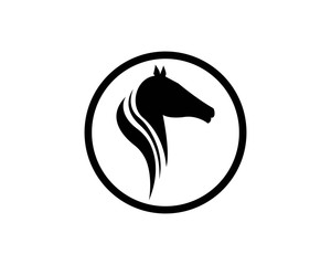 Horse Logo Template Vector illustration design