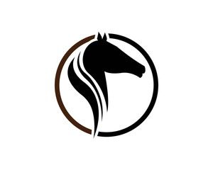 Obraz premium Horse Logo Template Vector illustration design