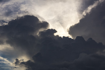 storm clouds in the sky