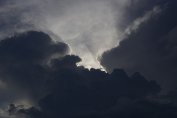 storm clouds in the sky