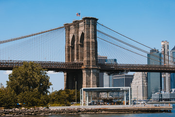 Obraz premium Brooklyn Bridge in New York City
