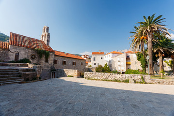 Fototapeta na wymiar Budva, Montenegro, Santa Maria Church