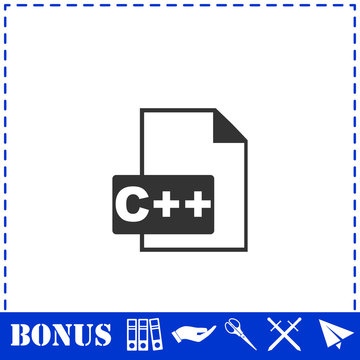 C file icon flat