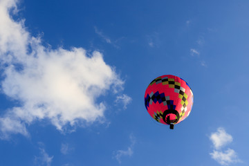 hot air balloon in the sky