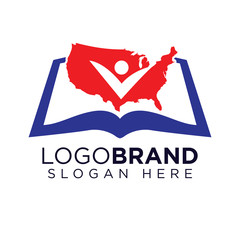 American Education Logo template