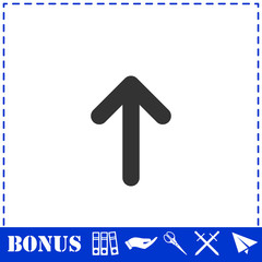 Arrow Up icon flat