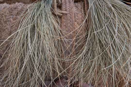 Old wicker basket