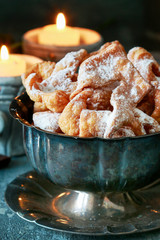 Fat Thursday celebration - traditional Angel Wings cookies