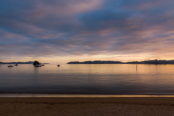 sunrise on the beach