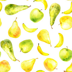 seamless pattern with fruits