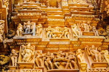 Fototapeta premium カジュラホの遺跡群