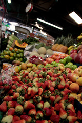 fruits and vegetables at the market