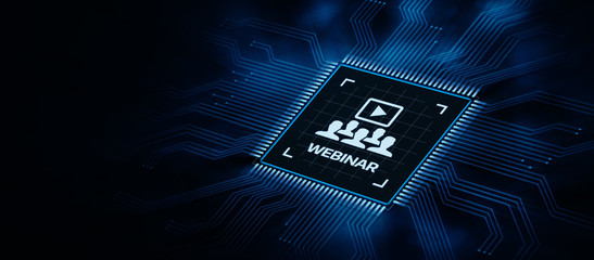 Webinar E-learning Training Business Internet Technology Concept