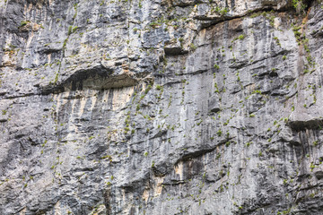Rock formation in the mountains as a background