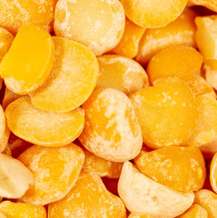 Pea grain as an abstract background