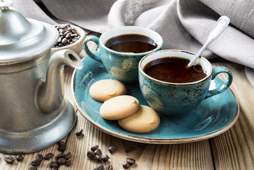 Coffee and biscuits