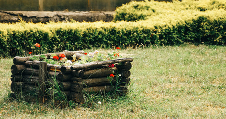 декоративный колодец