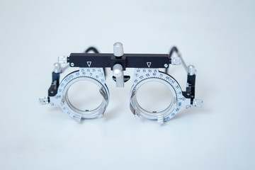 Trial frames, eye equipment